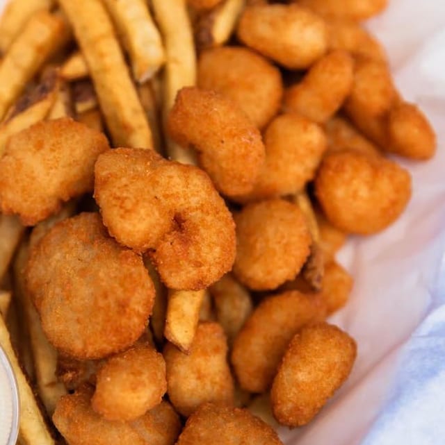 Chicken Nuggets with Fries.