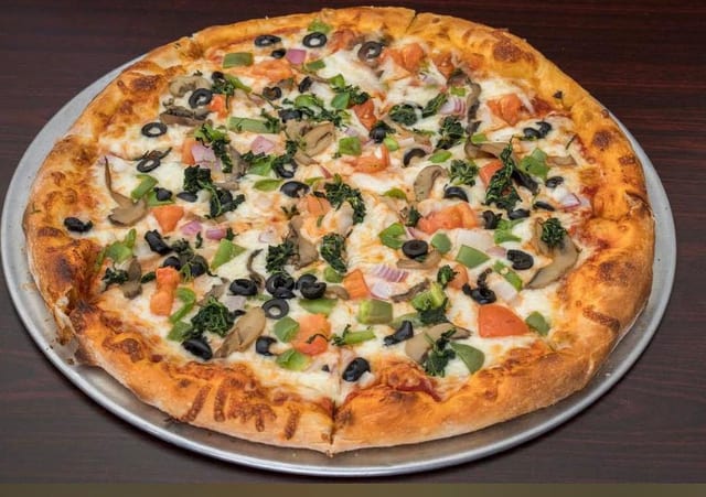 13. Veggie Delight Pizza.