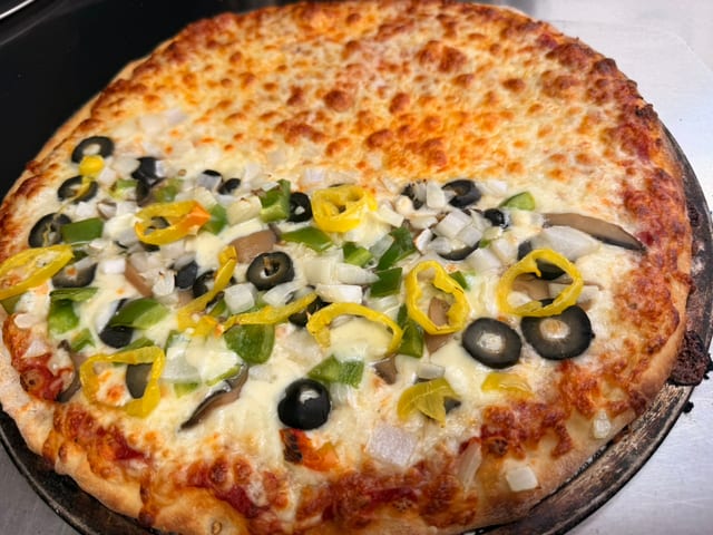 12. Mediterranean Pizza.