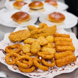 10 Hot Wings with French Fries